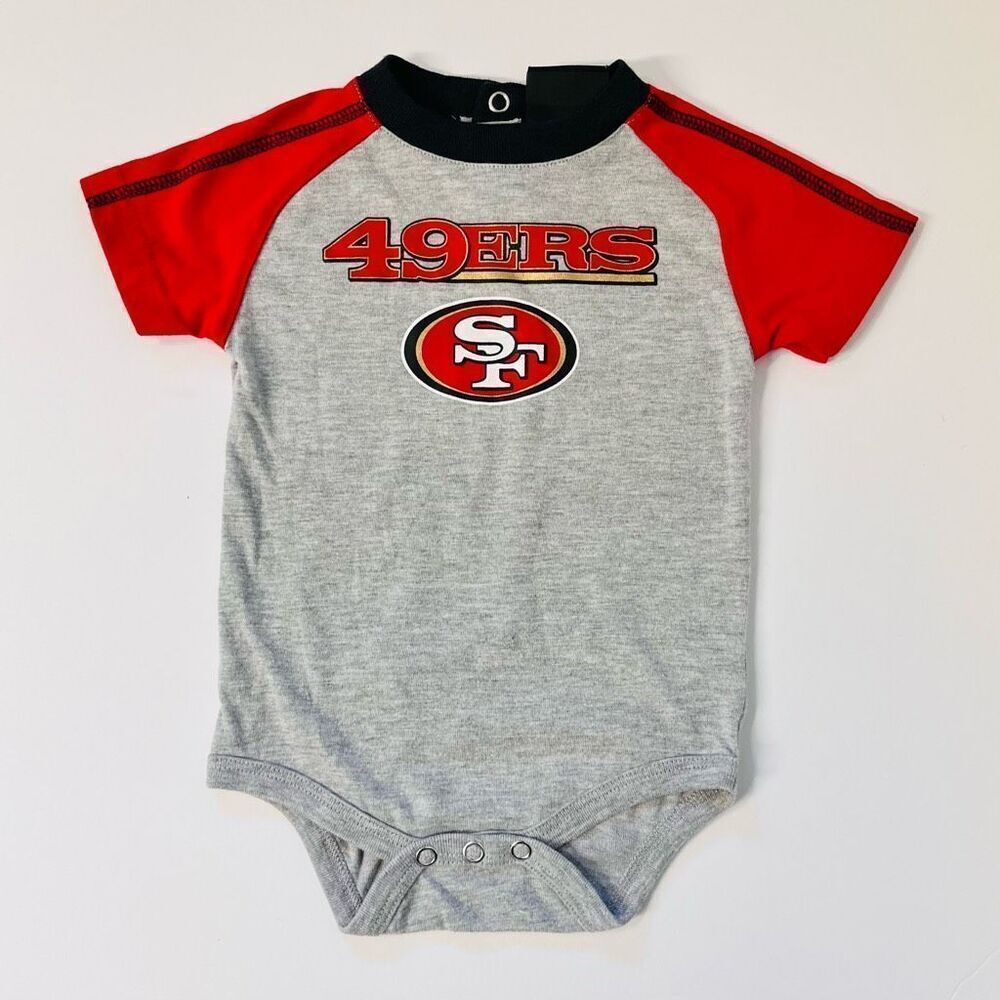 NFL Team Apparel SF 49ers Bodysuit  Sz 3-6m   EUC